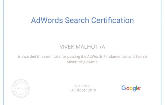 Adword-Search-Certificate